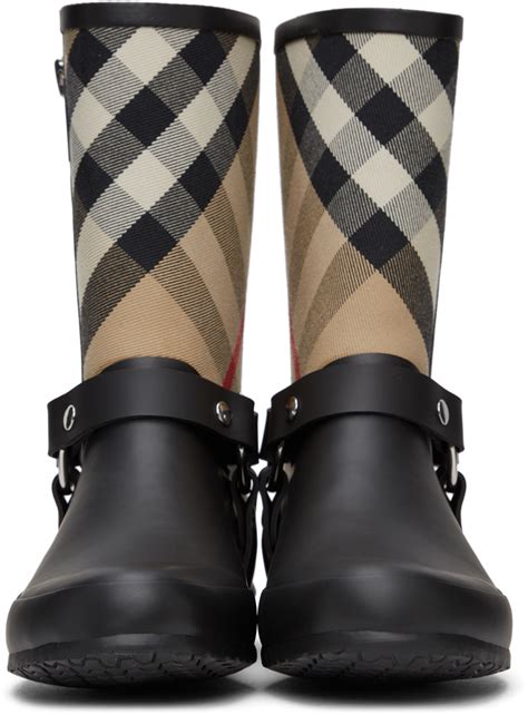 burberry zane rain boots size 8|net a porter Burberry rain boots.